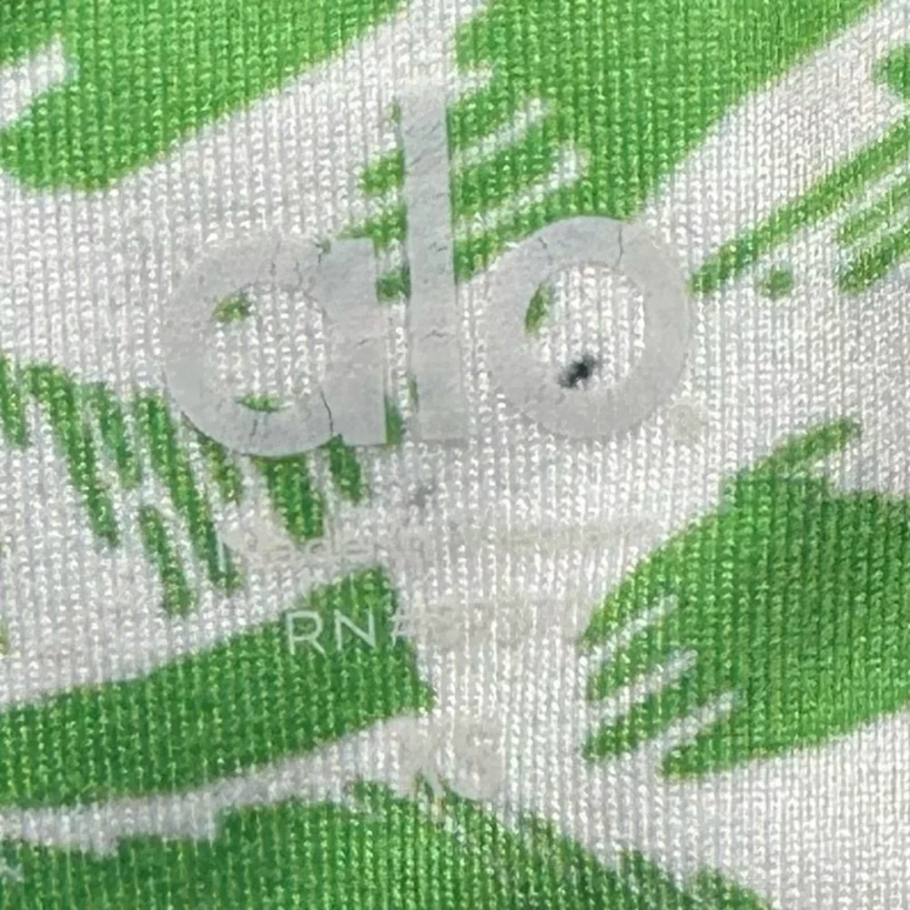 ALO Yoga Palm Printed Cropped Leggings SZ XS